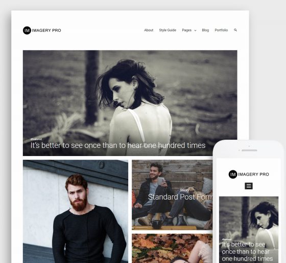 imagery wordpress theme